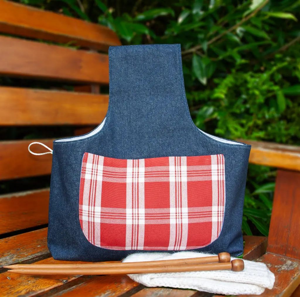 Wrist Denim Rustikana Red L Front 3.webp