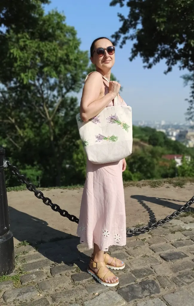 Tote Bag Lavender Beige 3.webp