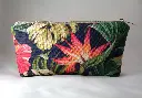 Zip Pouch  Hibiscus Black Front 1.webp