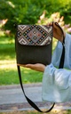 Crossbody Bag Black Ethnic Dark Grey M