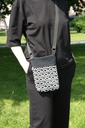Crossbody Purse Black White S