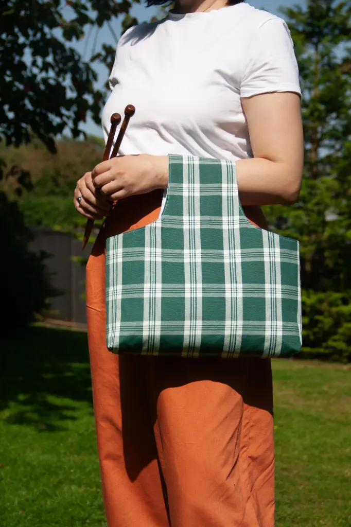 [pbw-plaid-rust-green-l] Wrist Plaid Rustikana Green L